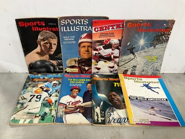 Vintage sports magazines