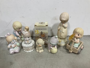 Various ceramic statues(tallest 7in.)