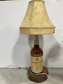 Canadian Club whiskey lamp (31.5in.tall)