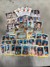 Vintage collectible baseball cards