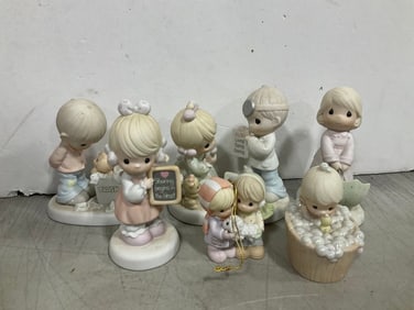 Precious Moments collectibles(tallest 5.5in.)