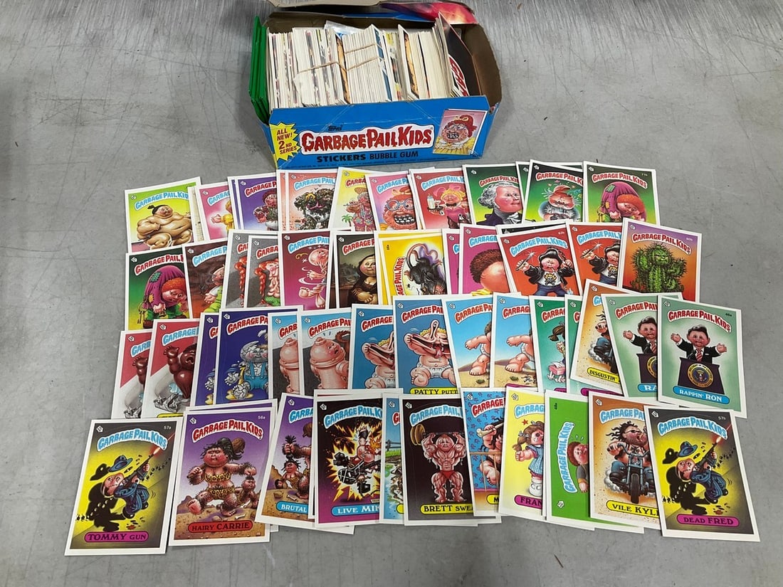 Vintage Garbage Pail Kids sticker collectible cards (1 of 1)