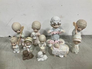 Precious Moments statues(tallest 5in.)