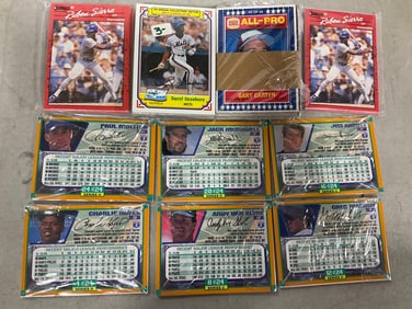 Various 1980s Baseball Cards