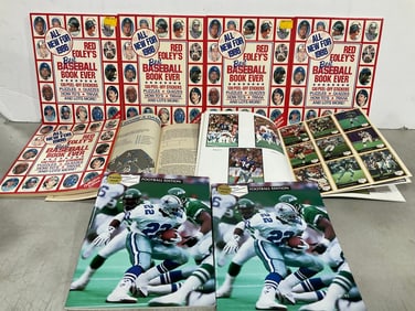 1991 Educational Football Books, and Red Foleys Baseball Books
