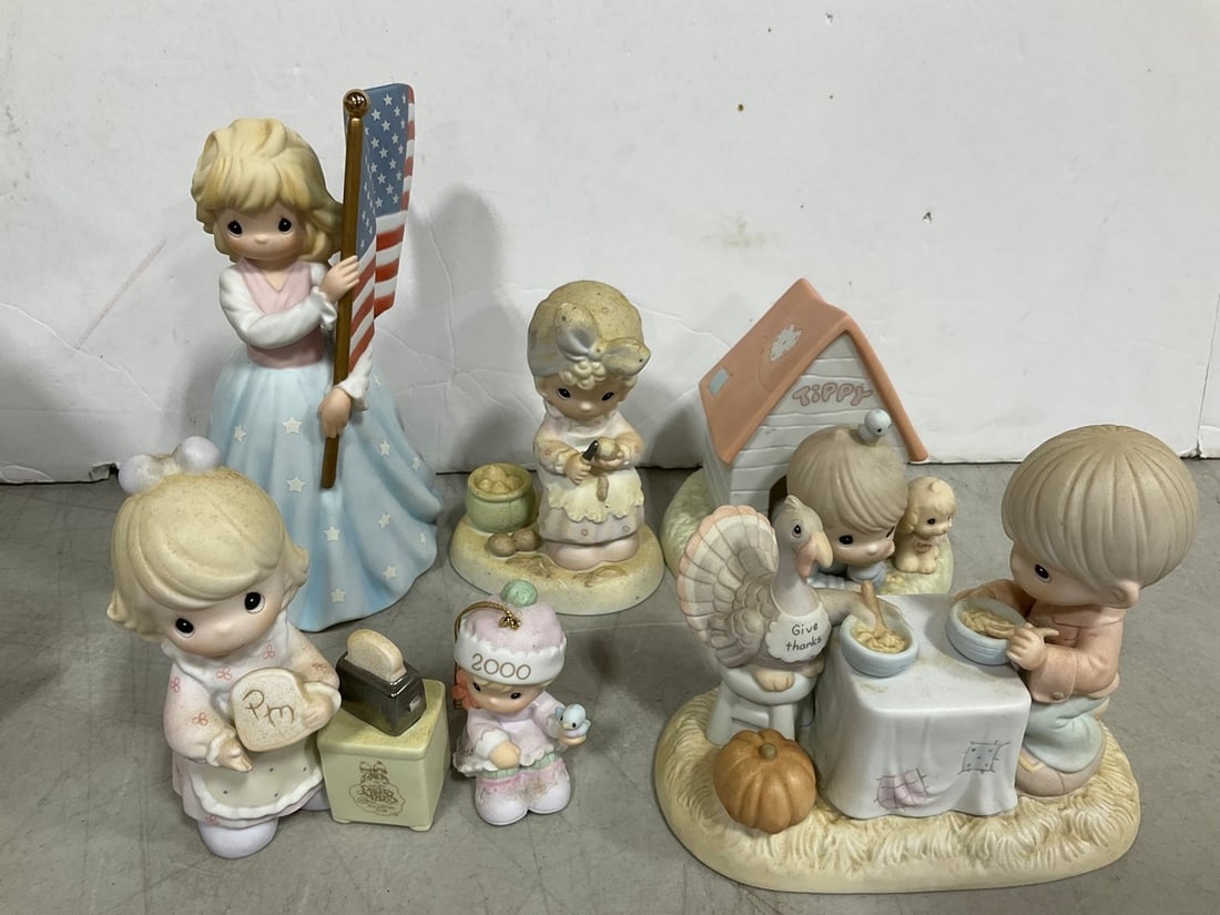 Various Precious Moments Ceramic Figures (Tallest - 8in) (1 of 1)