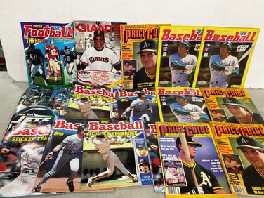 Baseball Sticker Yearbooks/Albums, Price Guides, and more