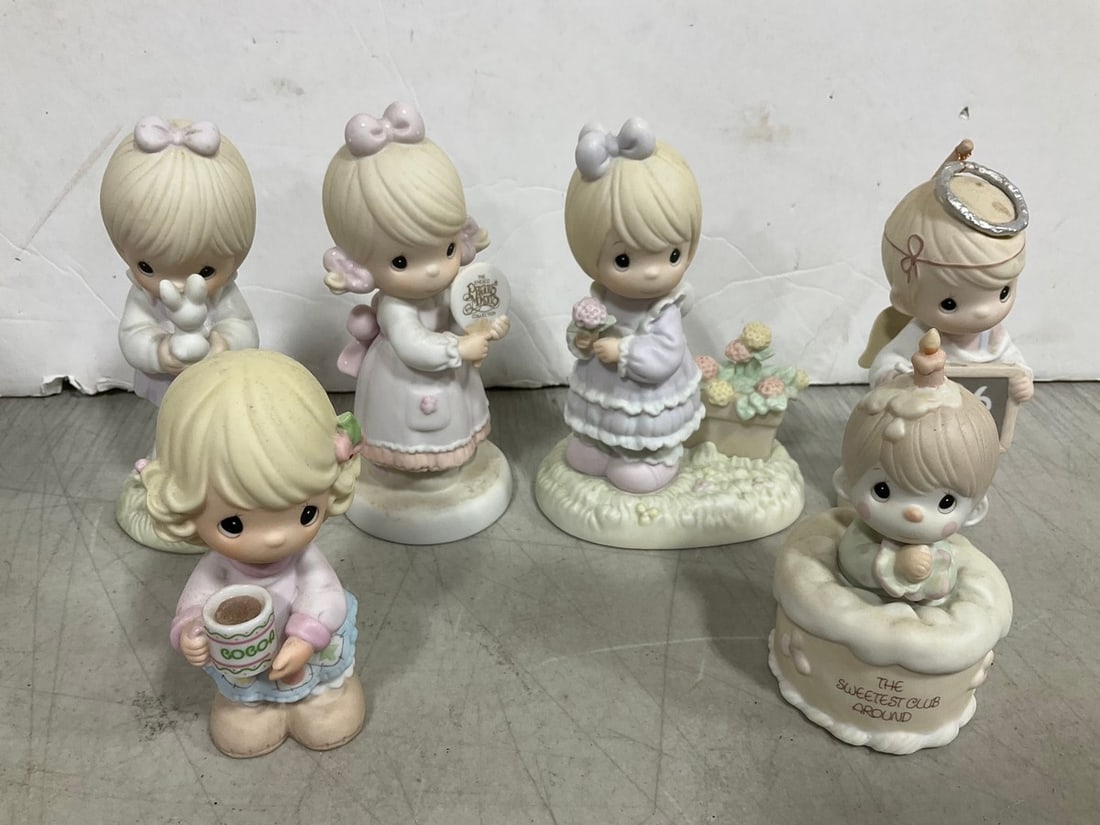 Various Precious Moments Ceramic Figures (Tallest - 6in) (1 of 1)