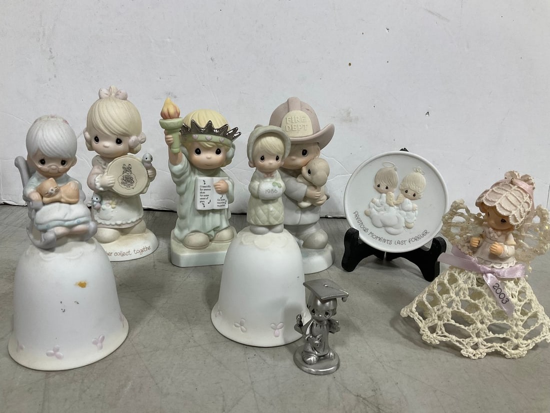Various Precious Moments Ceramic Figures, and more (Tallest - 6in) (1 of 1)
