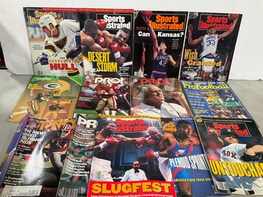 Various Sports Illustrated Magazines, and more