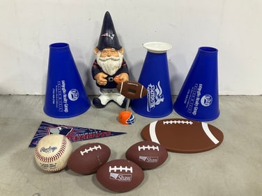 Various Football Decor, Outdoor Gnome, and more