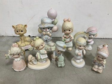 Various Precious Moments Ceramic Figures (Tallest - 6in)