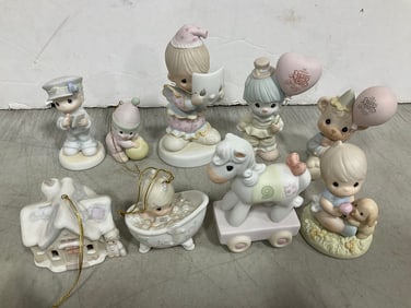 Various Precious Moments Ceramic Figures (Tallest - 6in)