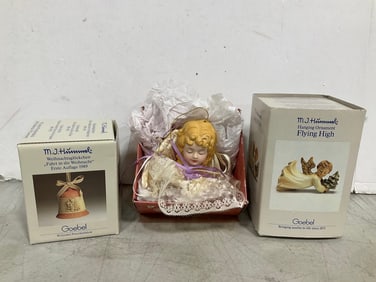 Vintage Hummel Goebel Ornaments, and more