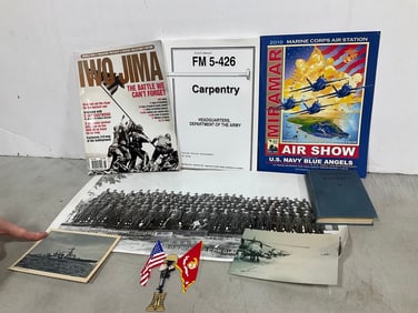 Various Military Books (10inx27.5in)