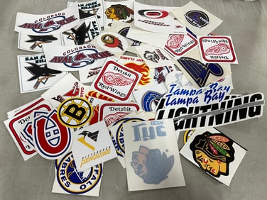 Vintage 1990s NHL Hockey Sticker Lot