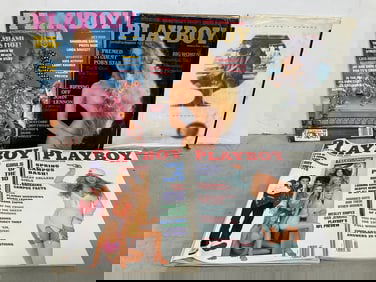 Various Adult Playboy Magazines