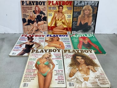Various Adult Playboy Magazines