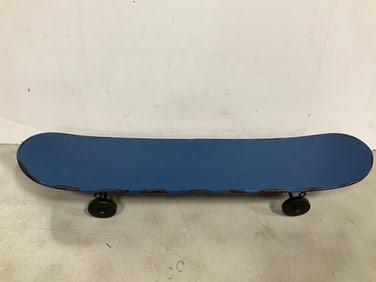 Metal Skateboard Decor (31in Long)