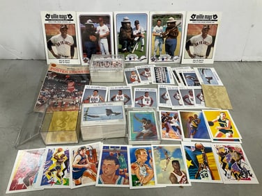Various Sports Trading Cards