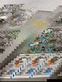 Various 1987 Baseball Coins, Ornament, and Signed Baseball