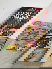 Vintage Avalon candle making kit, SewEasy machine, and more