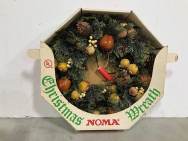 Christmas Noma Illuminated Christmas Wreath