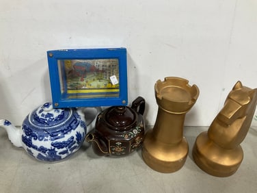 Chess Storage Containers, Ceramic Teapots, and more