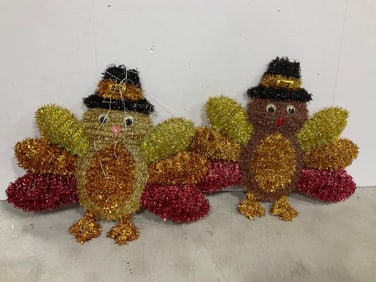 Various Ceramic Figures (some musical), Snowglobe, and Caroussel Decor (Tallest - 10in)