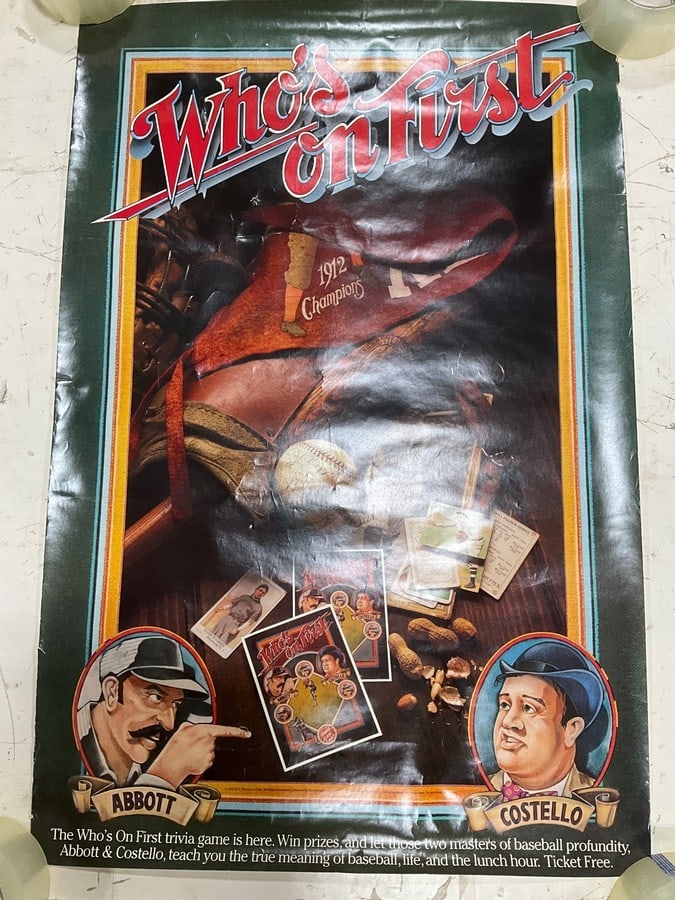 Whos On First Poster (21inx32in) (1 of 1)