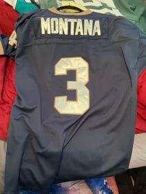 Joe Montana #3 University of Notre Dame Jersey Size: 52 Vintage Sportswear