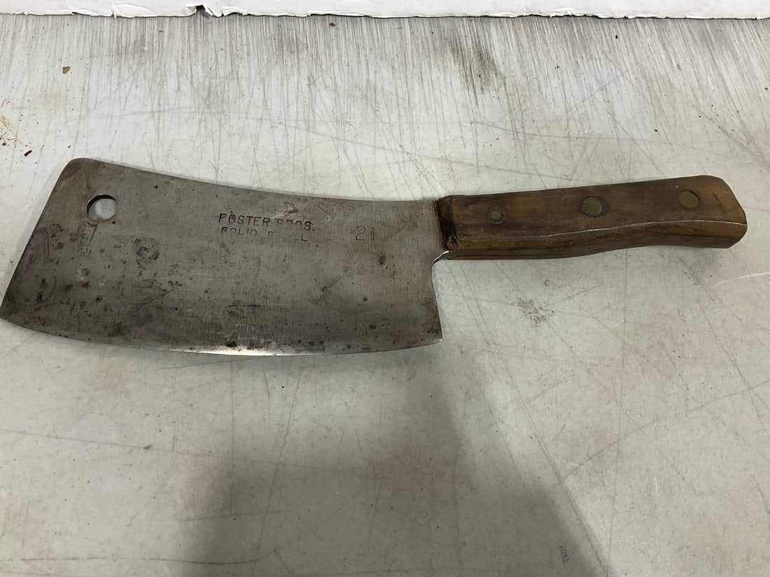 Vintage Foster Bros. meat cleaver (1 of 1)