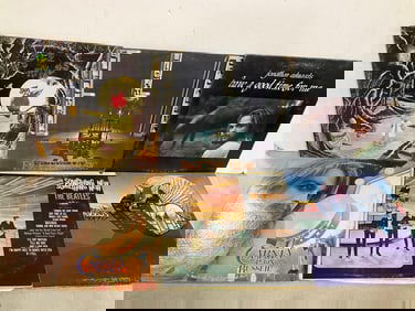 Vintage records(Jonathan Edwards, Carney Leon Russell, The Beatles, and more)