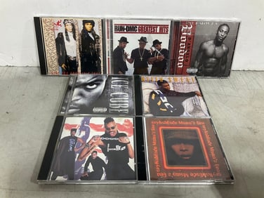 Vintage rap CD's(Ice Cube, Run-DMC, and more)