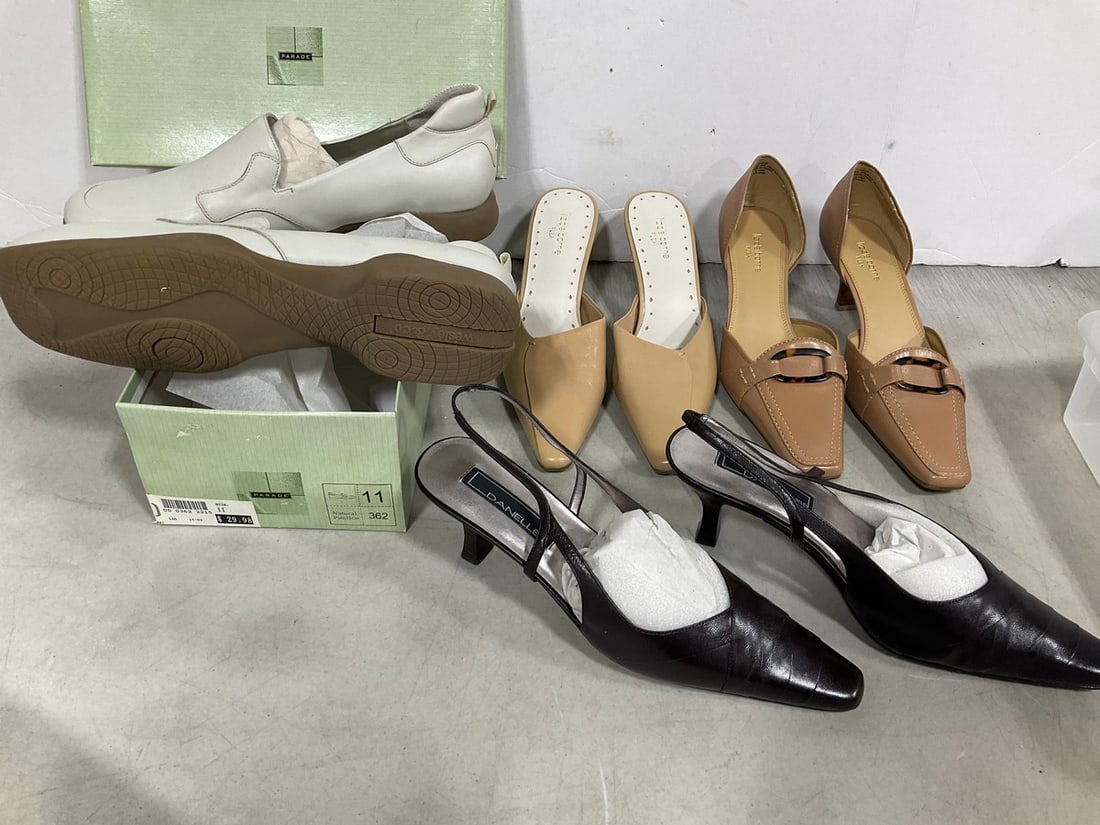Women's heels(8.5,9) and Wesley & Co. shoes(11): Women's heels(8.5,9) and Wesley & Co. shoes(11)