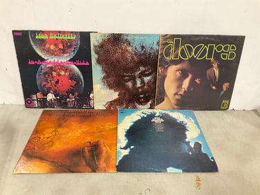 Vintage records(The Doors, Bob Dylan, and more)