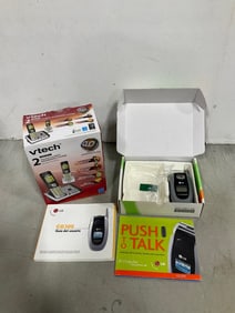 Vtech 2 handset corless answering system and CG300 flip phone