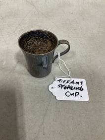Tiffany sterling cup(2in.tall)