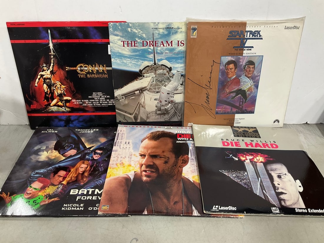 Various LaserDiscs(Conan the Barbarian, Die Hard, Star Trek IV, and more): Various LaserDiscs(Conan the Barbarian, Die Hard, Star Trek IV, and more)