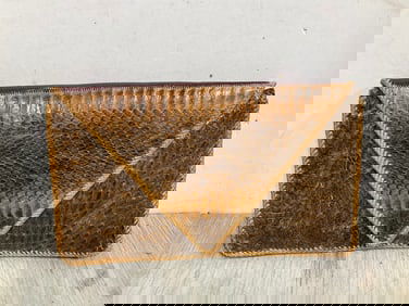 Snakeskin clutch