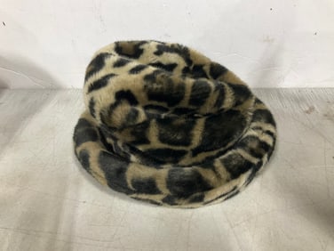 Vintage Leopard print hat