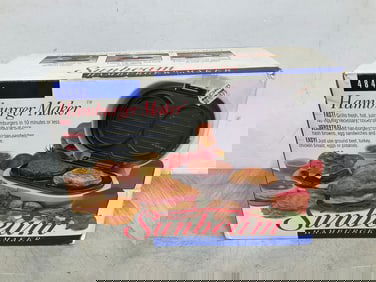 Sunbeam Hamburger Maker(new in box)