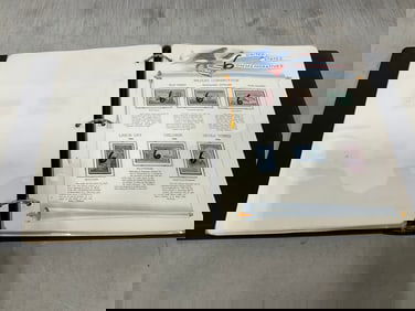 Vintage U.S. commemorative stamps book