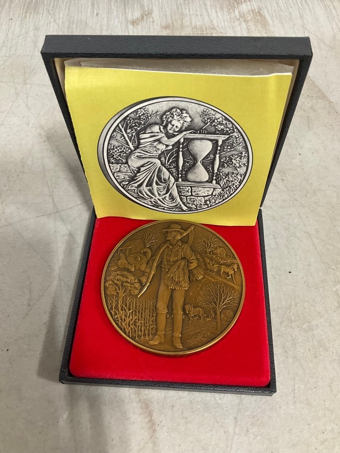 1979 Franklin Mint Calendar Art/Medal: 1979 Franklin Mint Calendar Art/Medal