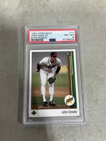 1989 John Smoltz graded card