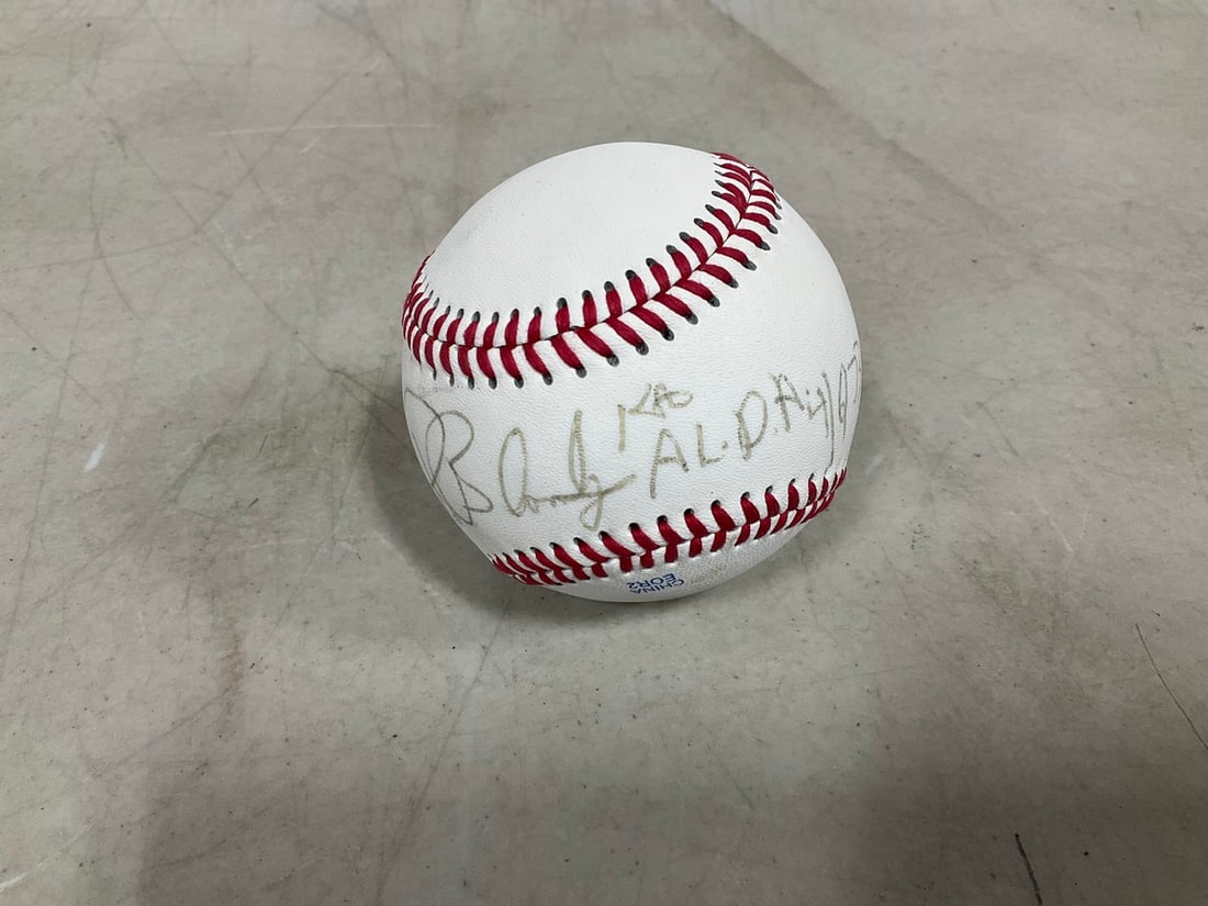 Baseball autographed by Ron Blomberg (1 of 1)