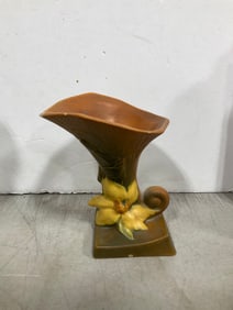 Roseville vase(6.5in.tall-chipped)
