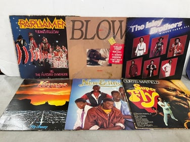 Vintage records(The Isley Brothers, Curtis Mayfield, and more)