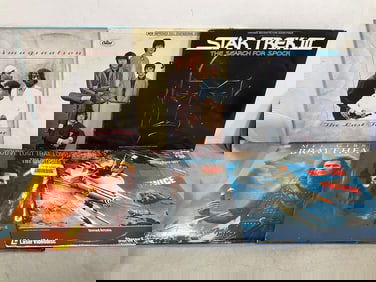 Vintage records/LaserDiscs(Star Trek III, Braveheart, and more)