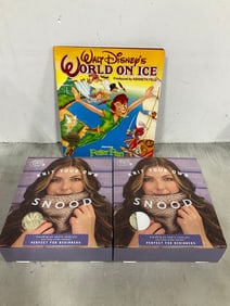 Knit your own snood kits and Walt Disney World on Ice book